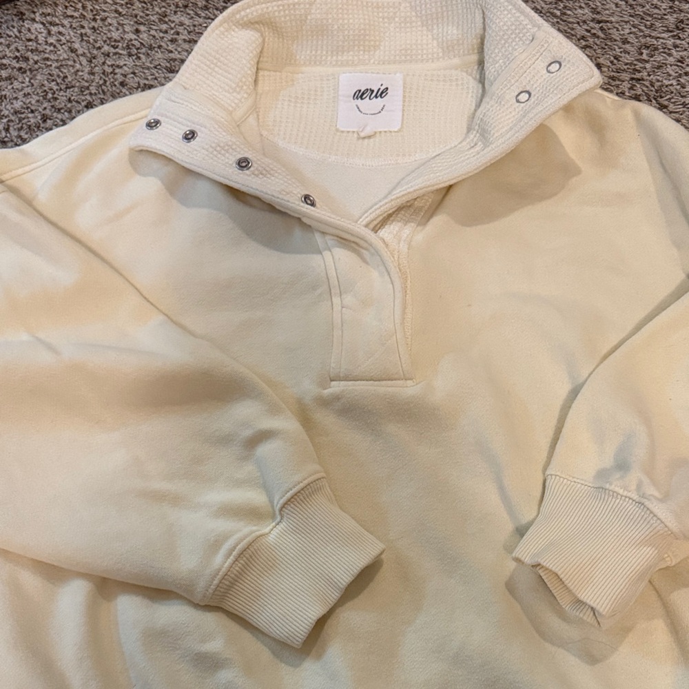 Aerie butter yellow pullover
